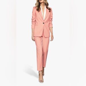 Reiss Coral Pink Tailored Women's Trousers